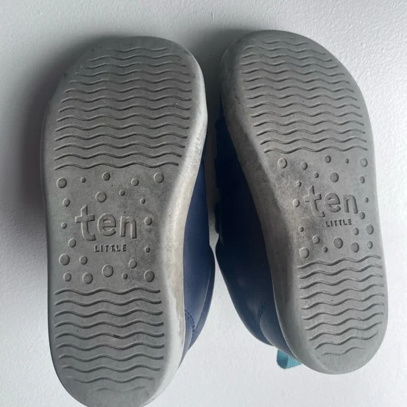 Navy Blue Kids Shoes - Picture 3 of 4